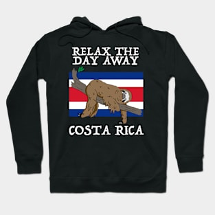 Relax the Day Away Costa Rica Sloth Hoodie